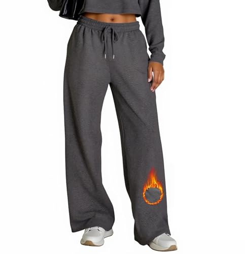 Neteson Pantalon Chandal Mujer Invierno Pantalones Forro Polar Deportivos | Termico Pantalon Jogger Cálidos Casual Sweatpants Deporte Fitness Jogging