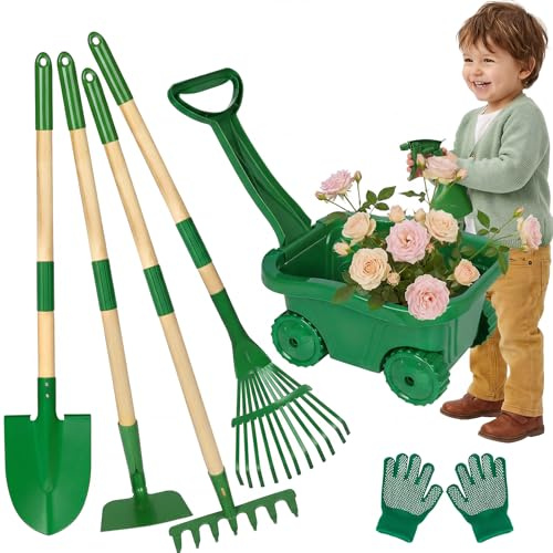 Hot Bee Children's Wheelbarrow Garden Set