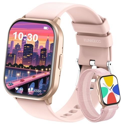 EUNICECG Smartwatch Bambini per Bambino Bambina - Contapassi Cardiofrequenzimetro 100+ Sportive Sveglia Calcolatrice Giochi Regalo - Orologio Fitness Digitale Orologio Smartwatch per Ragazzi Ragazze