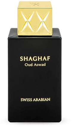 Shaghaf Oud Aswad by Swiss Arabian Eau De Parfum Spray 2.5 oz / 75 ml (Women)