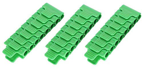 Fdit Serre Film Pinces, Serre Accessoires Clips Pince à Film de Serre en Plastique 24Pcs Pince Outil de Jardinage Accessoires de Serre pour Tube de 11 mm