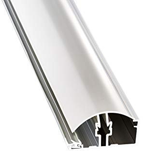 Stegplatte Randprofil Abschllussprofil Endprofil für 16mm Stegplatten Alu/PVC Klemmdeckel 2 Meter