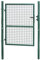 Randaco 125x100cm Gartentor, Zauntor Gartentür aus verzinktem Stahl inkl. Griff, Schloss und 3 Schlüssel, Robust und langlebig Metall Zauntür Hoftür Gartenpforte Gartenzaun, Grün