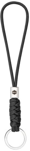 SENLLY Schlüsselanhänger für Schlüssel, Handy, Geldbörse, Geflochtenes Paracord-Design Handgelenk Schlüsselband mit Edelstahl-Hardware