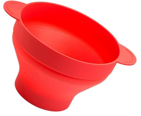 Popcorn Bowls Reusable Popcorn Bowls Silicone Popcorn Popper Microwave Multifunctional Dishwasher Safe Heat Resistant for Family Movie Night