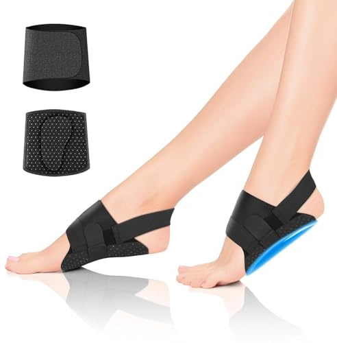 flintronic Plantari per Fascite Plantare, Traspirante Supporto per Arco, Tutore Fascite Plantare Regolabile, Supporto per i Piedi per Plantari Piede Piatto Archi Alti Fasciti Plantari