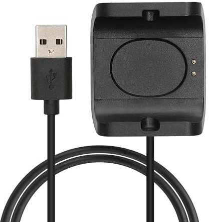kwmobile USB Kabel Charger kompatibel mit Huami Amazfit Bip S (A1805/A1916) Ladekabel - Smart Watch Ersatzkabel - Fitnesstracker Aufladekabel in Schwarz