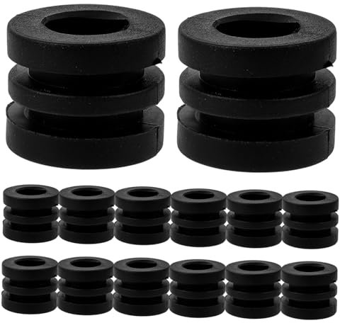 DIKACA 16st Kicker-gummipuffer Tischfußball-stoßstangen Dichtungen Für Tischfußball Tischfußballbuchsen Kickertischteile Fußball-stoßstangenpolster Plastik Reinigungspad Elastizität