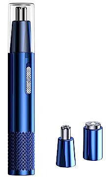 dijiusidy Tondeuses à Cheveux pour Le Nez IPX5 étanche Portable Multi-usages Tondeuse Rasage sécurité enlèvement Maison Salon Professionnel, Bleu, Type 2