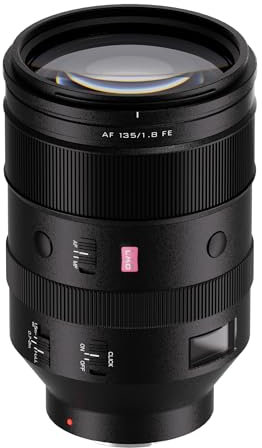 VILTROX 135mm f/1.8 F1.8 LAB FE Full Frame Lens for Sony E-Mount, Auto Focus Telephoto Prime Lens with HyperVCM Motor Compatible with Sony Cameras a7III a7IV a7RII a7RIV a9 A1 a5000 a6000 A6700