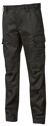 U-POWER | Pantaloni da Lavoro Uomo BELGRADO, in Tessuto Stretch, Resisenti, 65% poliestere 35% cotone mechanical stretch