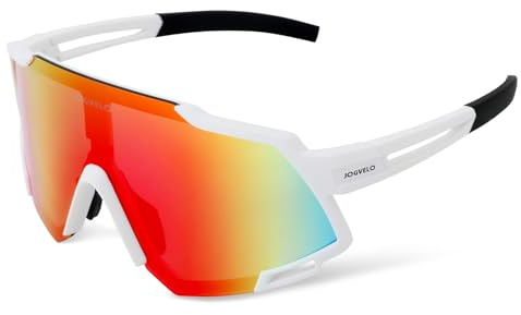 JOGVELO Lunettes de soleil polarisées pour enfants de 8 à 14 ans, protection UV400, lunettes de soleil de baseball pour enfants de 8 à 14 ans, garçons et filles