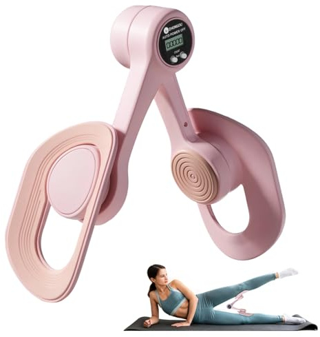 Focenat Hip Trainer Exerciseur avec Compteur, Entraîneur de Muscle Pelvien, Entraîneur de Cuisse, Appareil Musculation pour Jambes et de Fesses, Fessiers Post Partum et Rééducation Périnée