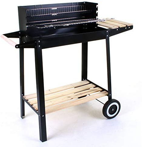 Marko Large Rectangular BBQ Barbecue Steel Charcoal Grill Outdoor Patio Garden