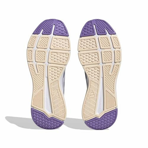 adidas Damen Start Your Run Shoes, Silver / Silver Violet / Violet Fusion, 39 1/3 EU