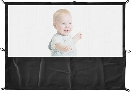 Safety Met Haustiergitter – Katzennetz-Barriere, Auto-Netz-Barriere mit Auto-Trennwand, Aufbewahrungstasche, Sicherheits-Hundegitter, Haustiernetz für Auto, Flur, Zaun, Treppe