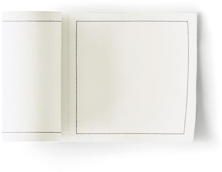 MY DRAP – Rollo de 100 servilletas de Tela | 12 x 12 cm | Servilletas para Eventos, Caterings, Restaurantes | 100% Algodón | Reutilizables | Color Crudo | Formato Rollo, Unidades Precortadas.