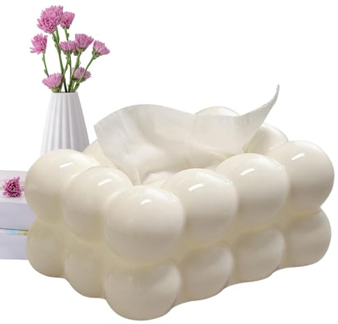 Caja de pañuelos de algodón de azúcar, Caja de pañuelos de Burbuja, Caja de pañuelos cosméticos creativos, Caja para pañuelos, Caja de pañuelos Lindos, Caja de pañuelos cosméticos, dispensador de