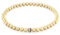 Tommy Hilfiger Jewelry Women's Beaded Bracelet in Yellow Gold - 2780938