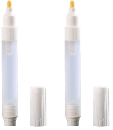 Leere Farbmarker, nachfüllbar, 5 mm, runder Kopf, nachfüllbar, Acryl-Marker, 2 Stück