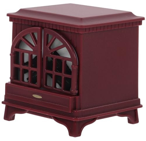 ERINGOGO Mini Cheminée Lumineuse pour Maison De Poupée Accessoire Décoratif Réaliste avec Effet De Flamme pour Personnaliser Votre Espace Miniature