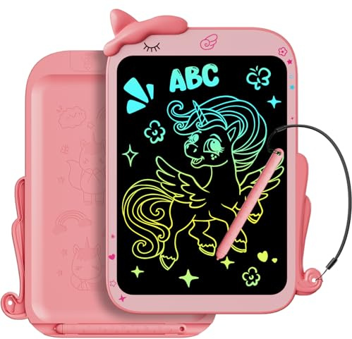 Electight Tavoletta Grafica Bambini, 10 Pollici LCD Cancellabile Lavagna Magica per Bambini, Elettronica Tablet da Disegno con Penna, Giochi Regalo, Giocattolo per 3 4 5 6 7 Anni Ragazzi Ragazze