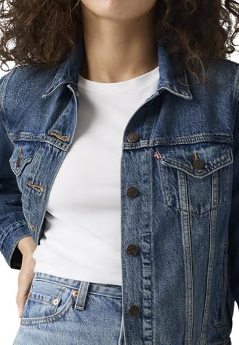 Levi's Damen Original Trucker Soft As Butter Dark L