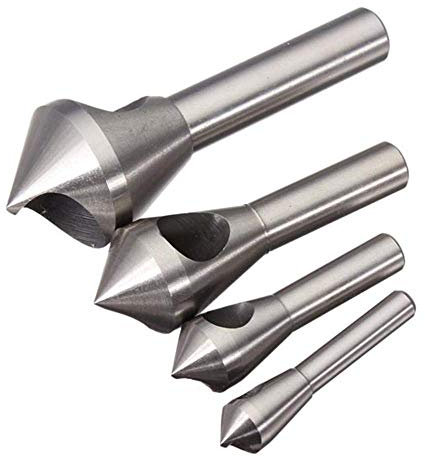 ASDUU 4 Stück Senker & Entgrater Bits 2–5 mm/5–10 mm/10–15 mm/15–20 mm Werkzeugbohrer