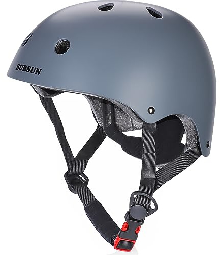 BURSUN Kids Bike Helmet Toddler Cycle Helmet for 2-15 Years Old Boys Girls -Lightweight, Adjustable Multi-Sport Helmet for Skateboard Cycle Roller Skateing Scooter BMX