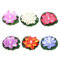 Luces solares flotantes para estanque, luces solares de nenúfar para piscina y jardín, luces de flor de loto EVA, luces flotantes impermeables para decoración al aire libre