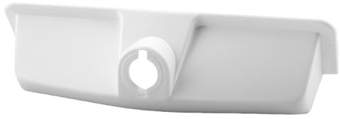 Operator Cover for Brixwell Window Operators, 5-7/32 Length, 1-1/8 Height for Casement and Awning Crank Systems, White Finish, Plastic Material