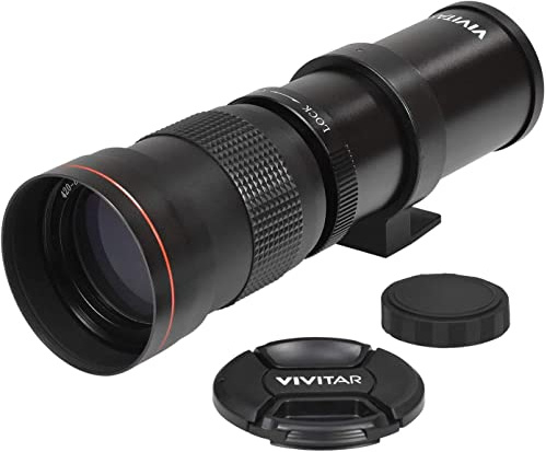 Vivitar 420-800mm f/8.3 Manual Focus Telephoto Zoom Lens (T Mount)