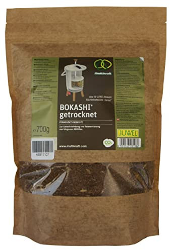 JUWEL Bokashi 20198 Aide à la fermentation pour composteur Bokashi Sensei (contenu : environ 700 g, neutralisation des odeurs et fermentation des déchets biogènes, facile à utiliser, dimensions 9 x 22