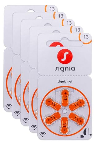 Siemens-Signia Hörgerätebatterien Typ 13 (orange) 120 STK. Vorteilspack