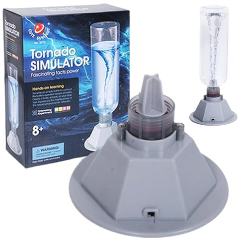 Pesoncarl Tornado Maker Science Kit Battery Tornad Tornado Toy, recyclez Une Bouteille Vide pour Construire Un Fabricant pour Les garçons et Les Filles de 8 Ans et Plus, Les Jouets