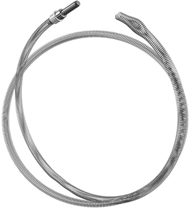 KESOTO Desatascador de Desagües, Limpiador de Cables, Resorte de Acero, Práctico Desatascador de Fregaderos, Taladro Flexible, Cepillo de Cocina, 2m