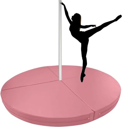 Colchoneta de Pole Dance Premium de 100 cm (39 Pulgadas) con Acolchado de Seguridad anticaídas de 10 cm de Grosor para Pole Dance, Gimnasia, Yoga y Fitness. Colchoneta Antideslizante durader