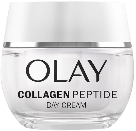 Olay Regenerist Collagen Peptide 24 Tagescreme mit Kollagen-Peptiden und Niacinamid (Vitamin B3), starke und strahlende Haut in 14 Tagen, ohne Parfüm, 50 ml