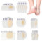 KIRZAX 32 piezas de crema para ampollas, vendaje hidrocoloide para talón, vendaje de gel para prevenir ampollas, protector de dedos y antepié para senderismo, protege la piel.