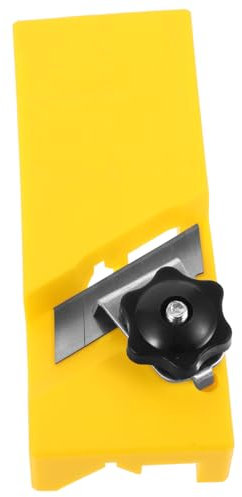 VILLCASE Raboteuse à Bois Outil De Bandes De Bord Tailleuse De Bandes De Chant Outil De Coupe-bordure Bord Du Bois Trimmers De Bord De Placage Bande De Chant Coupe Bordure Jaune Abdos