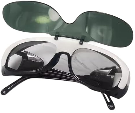 Xijobido Gafas de Seguridad para Soldadura,Gafas De Soldar Con Filtro Auto Oscurente | Protección Antideslumbrante Unisex Para Soldadura Mig Esmerilado Y Corte