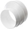 Ø 125-100mm Kunststoff Reduzierstück für Lüftungssysteme - Reduzierverbinder Adapter Rundrohr
