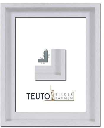TEUTO BILDERRAHMEN Leinwandrahmen Lana Weiß 100 x 140 cm Leerrahmen für Leinwand