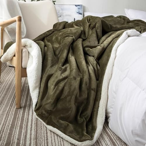 ILNCQLPM supermjuk vinterfilt överdimensionerad tvättbar överkast modern enfärgad flanellfilt för soffa bäddsoffa ljus