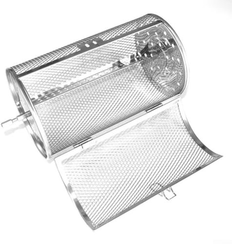 Panier de barbecue en acier inoxydable conçu pour une cuisson rotative sans effort dans les fours électriques