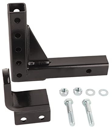 Montaje de Enganche de Remolque ,Montaje de Bola de Enganche de Caída de Remolque Resistente ,Construcción de Soldadura Ajustable Universal de 10 Pulgadas para Barco para Receptor de 2