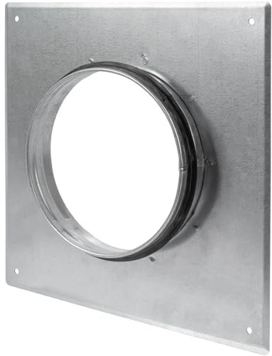 Flangia del connettore del condotto - Canalizzazione da 15,2 cm - Acciaio zincato - Flangia diritta o flessibile per sistemi di riscaldamento, raffreddamento e ventilazione dell'aria