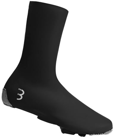 BBB Cycling Overshoes Waterproof Cycling Shoe Covers Aerodynamic and Lightweight Road Bike Shoe Covers Race Overshoes Cycling RaceFlex Zipperless BWS-29
