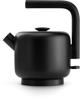 Fellow Electric Clyde Kettle - 1.5 Liter Capacity - Modern Twist On Stovetop Design, All-Purpose, Stainless Steel - Warm Water for Ramen, Oatmeal, Tea, Coffee & more - Large Capacity