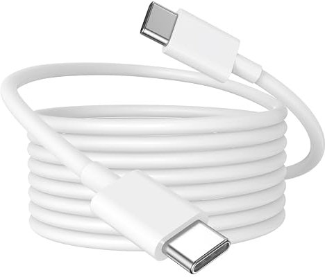 GlobaLink USB C Cable, Cable USB C Mac 2M, 100W Cable Tipo C Carga Rápida PD 5A QC 4.0 Compatible para MacBook Pro 2020 MacBook Air iPhone 15/16 Pro/Plus Samsung S22 Ultra S21 IPad Pro Air Mini